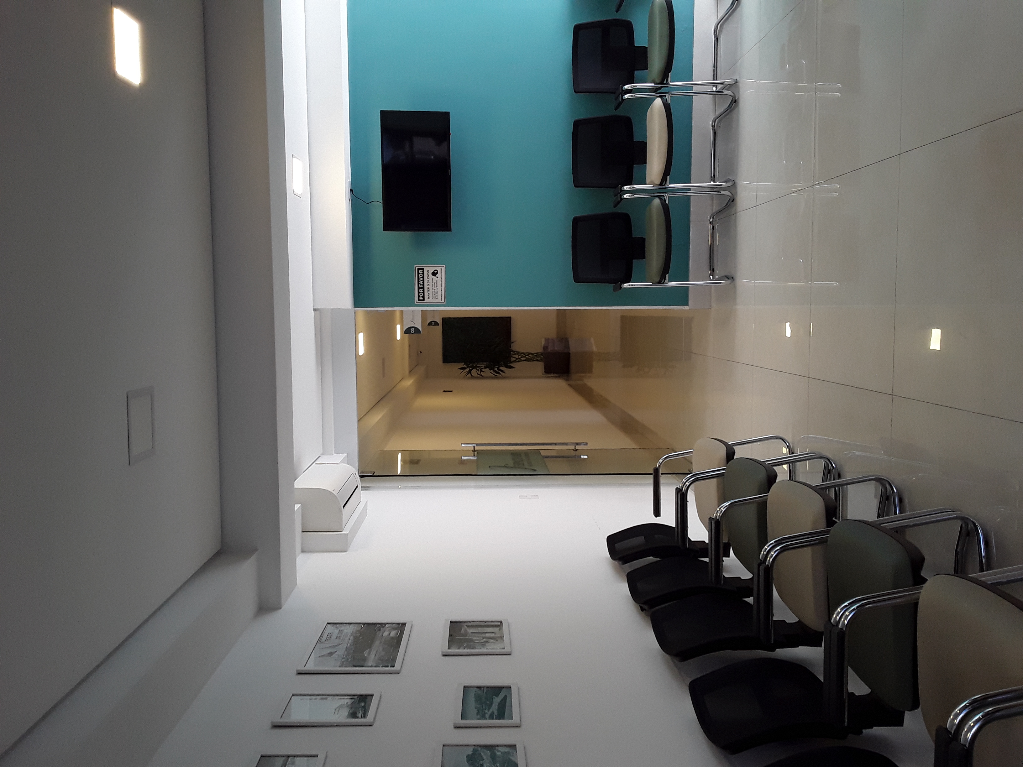 Sala de espera confortável